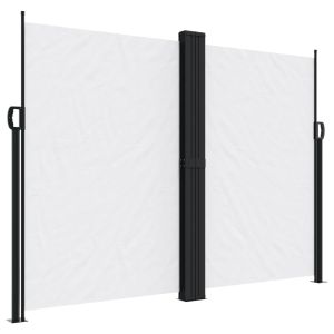 Toldo lateral retrátil 180x1000 cm branco