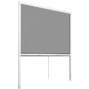 Mosquiteira enrolável, translúcida e respirável, 110 x 160 cm branco
