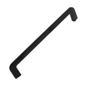 Puxador 160mm pintado de preto matt, lote de 12