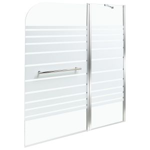 Painel de duche tuapi 140 x 120 cm prateado