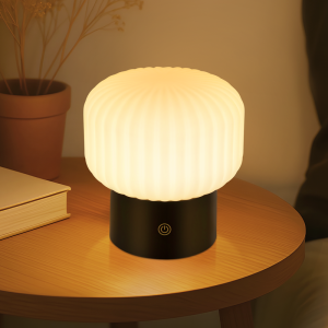 Nettlife candeeiro mesa exterior ip44 bola vidro tátil usb
