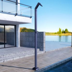 Chuveiro para piscina niagara aço inox azul oceano | poolimex