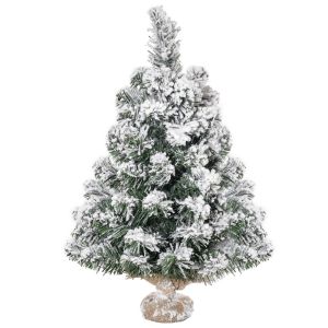 Árvore de natal artificial ø32x60 cm PVC, serapilheira e cimento bicolor