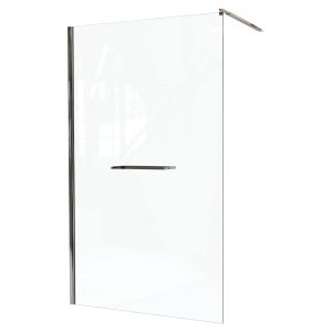 Ondee - painel de duche indus - prateleira - acabamento cromado -120x200