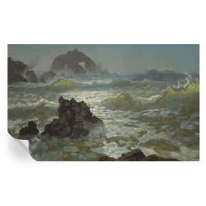 Papel de parede adesivo mar tempestuoso 416x254 tulup