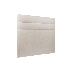 Cabeceira 140 cm lignes - clair beige bouclette tecido - bege claro