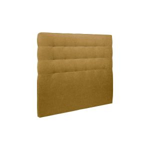 Tête de lit 200 cm capitonnée - tecido tela fosca amarelo - amarelo