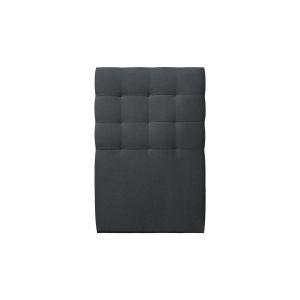Cabeceira estofada de 90 cm - tecido de veludo cinzento antracite - cinzent