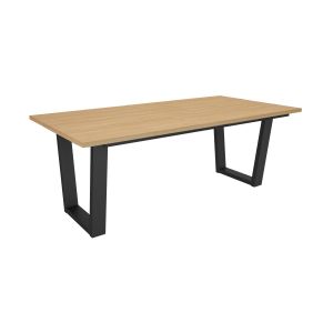 Mesa sala de jantar, 194x90x74 cm, carvalho soft