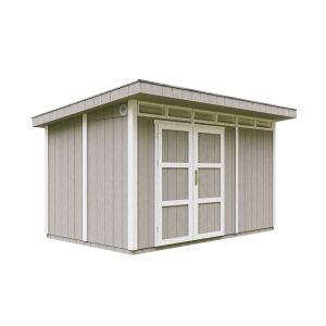 Caseta de jardín Timbela m904a-tundra grey, 8,7 m², premium, 412×279 cm