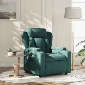 Poltrona reclinável tecido verde-escuro ewg1588