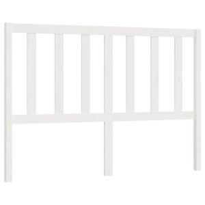 vidaXL cabecero de cama madera maciza de pino blanco 146x4x100 cm