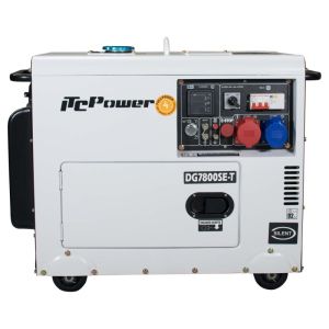 Dg7800se-t generador eléctrico diésel  itcpower insonorizado full power