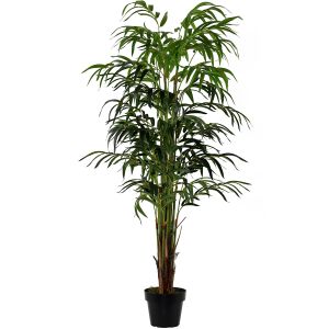 Planta artificial de bambu com 180 cm, 18 troncos e 3 ramos.