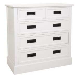 Cômoda madeira branca 80x40x80,5
