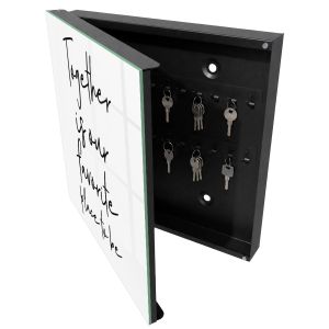 Caixa para chaves decorativa 30x30x5, abertura à esquerda tulup