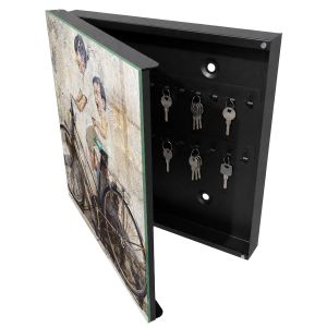 Armário para chaves decorativa 30x30x5, abertura à esquerda tulup