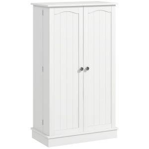 Aparador para sala de estar aglomerado branco 60x30x104 cm