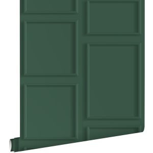 Estahome papel de parede revestimento de paredes verde escuro 50 x 900 cm