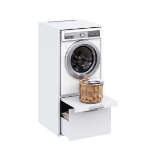 Armário para máquina de lavar roupa t-bath 67,2x144cm branco