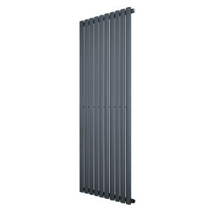 Radiador de coluna simples oval – 1600 mm x 600 mm – cinza antracite