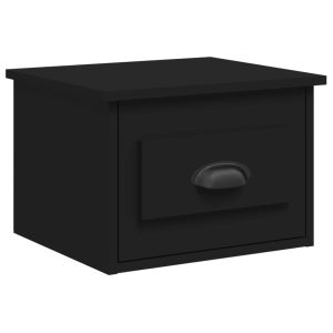 Casa lúmina - mesita de noche negro madeira  41,5 x 36 x 28 cm