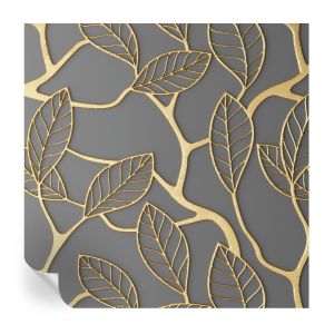 Papel parede adesivo folhas elegantes 250x250 tulup