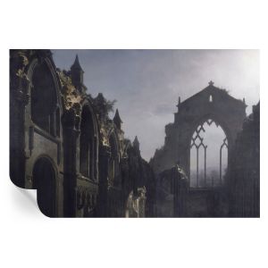 Papel parede adesivo ruínas góticas 104x152 tulup