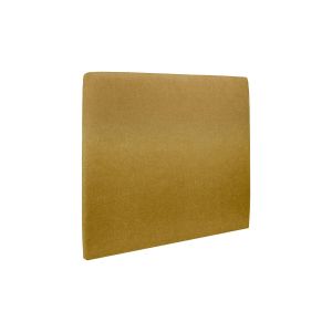 Cabeceira estofada de 140 cm - tecido tela fosca jaune - amarelo