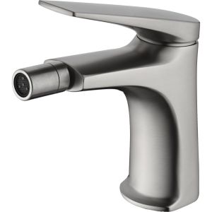 Misturador monocomando para bidê aço inox em latão anticorrosão altura 142