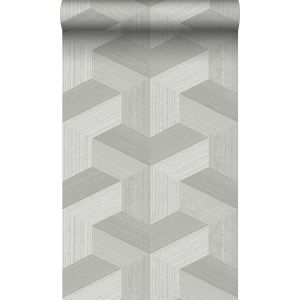 Origin papel de parede   gráfico 3d cinzento 53 cm x 10.05 m