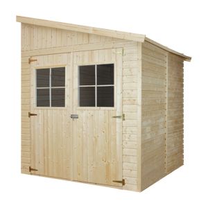 Galpão de madeira para jardim 4 m² - H244 x 220 x 218 cm - TIMBELA M338A