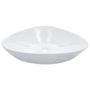 Lavatório 58,5x39x14 cm cerâmica branco