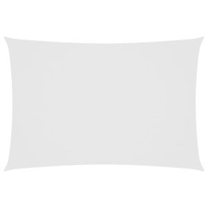 vidaXL toldo de vela rectangular tela oxford blanco 2,5x4,5 m