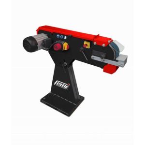 Lixadeira de cinta horizontal femi com base - correia trifásica 3000w 75x20