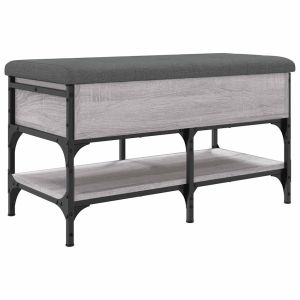 vidaXL zapatero madera de ingeniería gris sonoma 82x42x45 cm