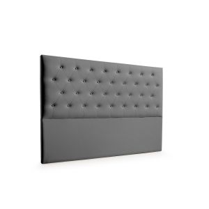 Cabeceira estofada ferrara pele sintética 100x120x8 cm - moonia