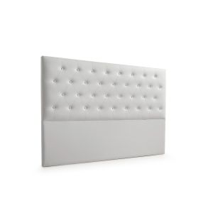 Cabeceira estofada ferrara pele sintética 220x120x8 cm - moonia