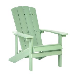 Cadeira de jardim adirondack verde claro