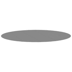 vidaXL tapiz de suelo piscina geotextil de poliéster gris claro ø550cm