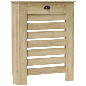 Cobertura para radiador 78x19x95,5 cm mdf color marrón Homcom