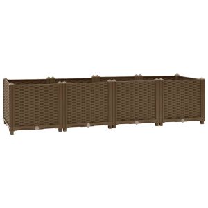 vidaXL arriate 160x40x38 cm polipropileno