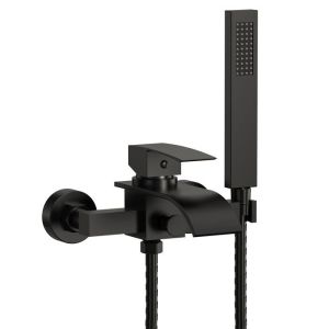 Misturadora de banheira encastrada - preto mate