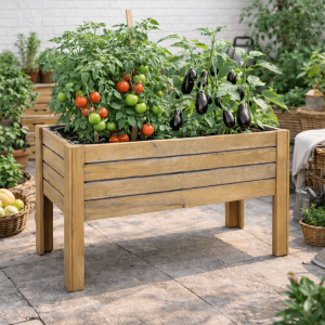 Horta urbana- mesa de cultivo mura profunda 40cm vidahuerto 120x80x80 cm