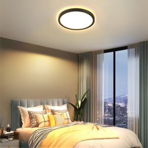 Nettlife candeeiros de teto LED preto 22x22