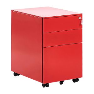 Armário de escritório cami metal vermelho