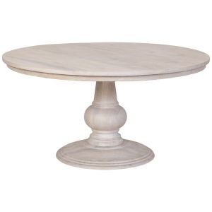 Mesa de jantar madeira branca 150x150x76h cm
