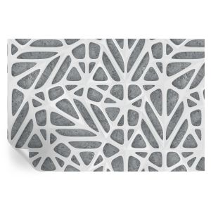 Papel de parede adesivo rede geométrica 104x152 tulup
