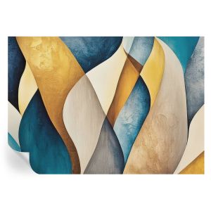Papel de parede autocolante abstração ondulada 208x146 tulup