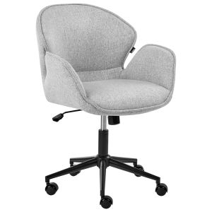 Cadeira home office belmar tecido cinzento claro